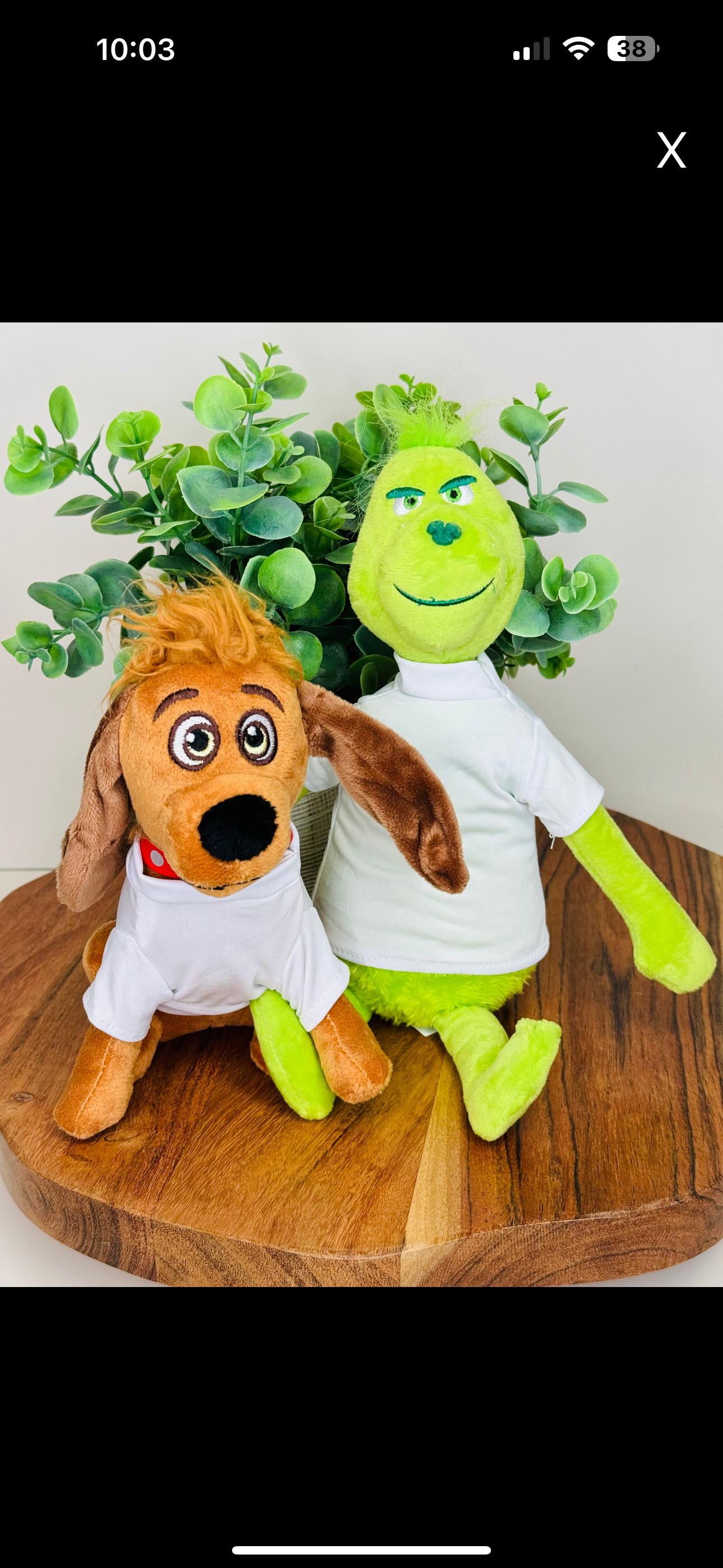 Customizable Christmas stuffies