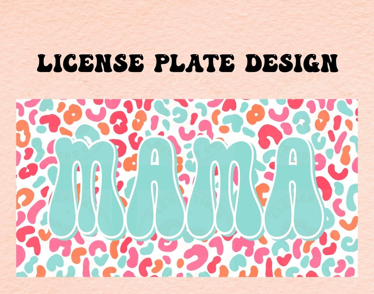 License plates custom