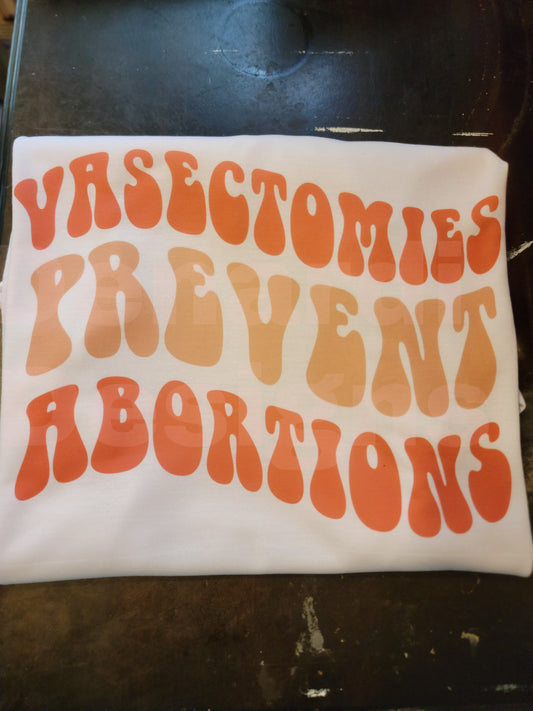 Vasectomies prevent abortion