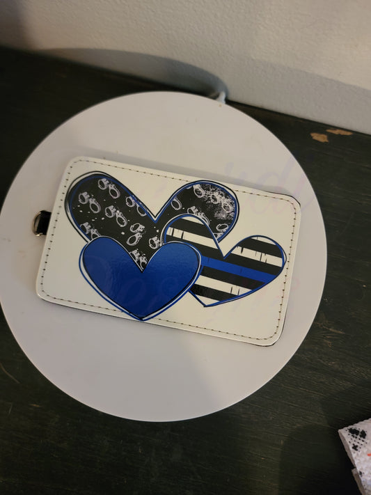 Card holder keychain